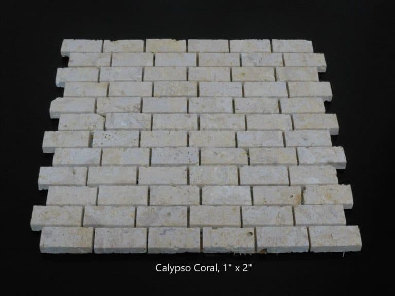 Calypso Coral Sawcut 1x2