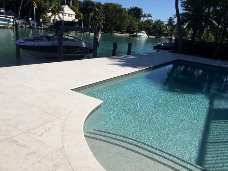 Coral Reef White Brushed Exterior 24x24