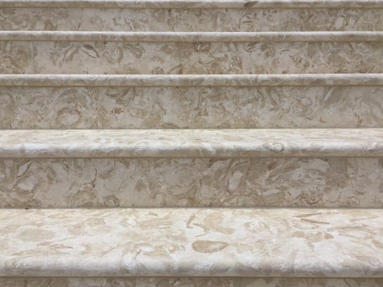 Shells Reef Beige Brushed Bullnose Stair Treads